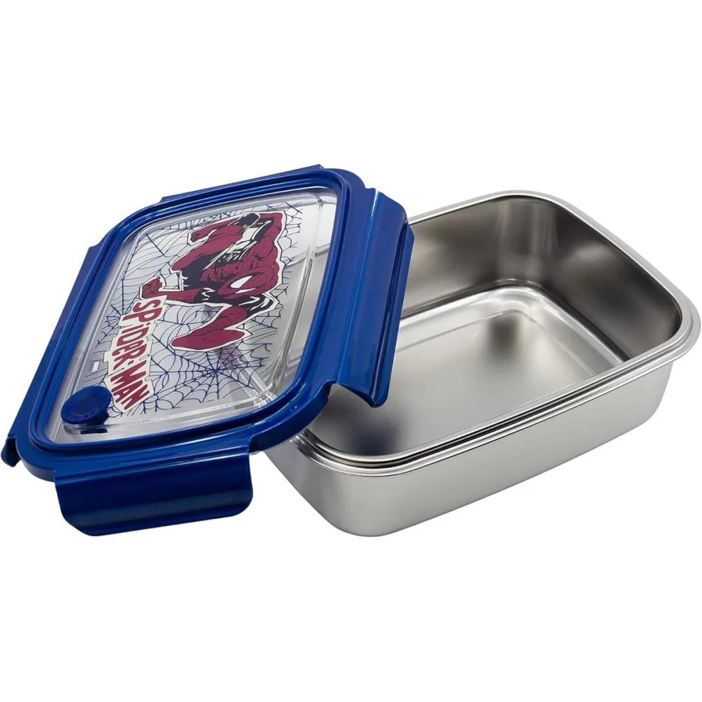 Spiderman Rectangular Stainless Steel Lunch Box Extra Image 2