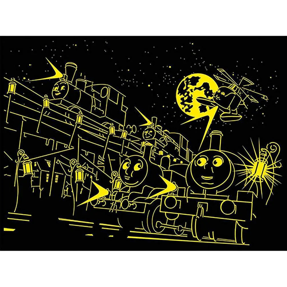 Thomas & Friends XXL 60pc Glow in the Dark Jigsaw Puzzle Extra Image 2