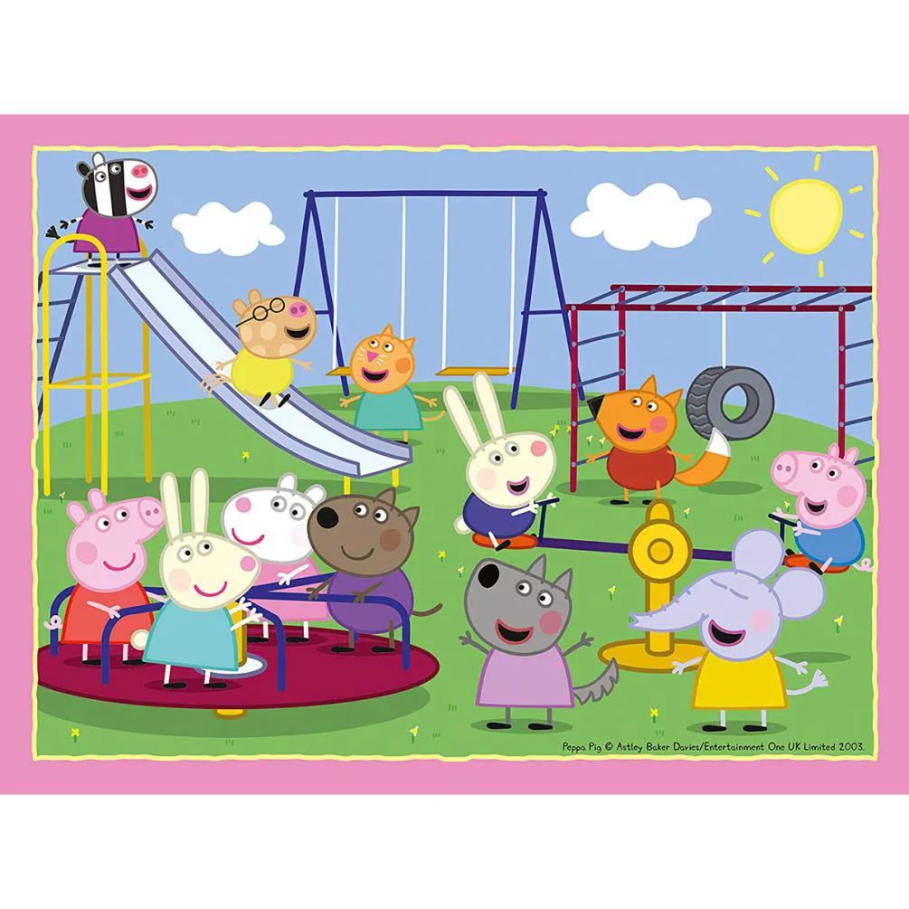 Peppa Pig 4 In A Box Jigsaw Puzzle Extra Image 1