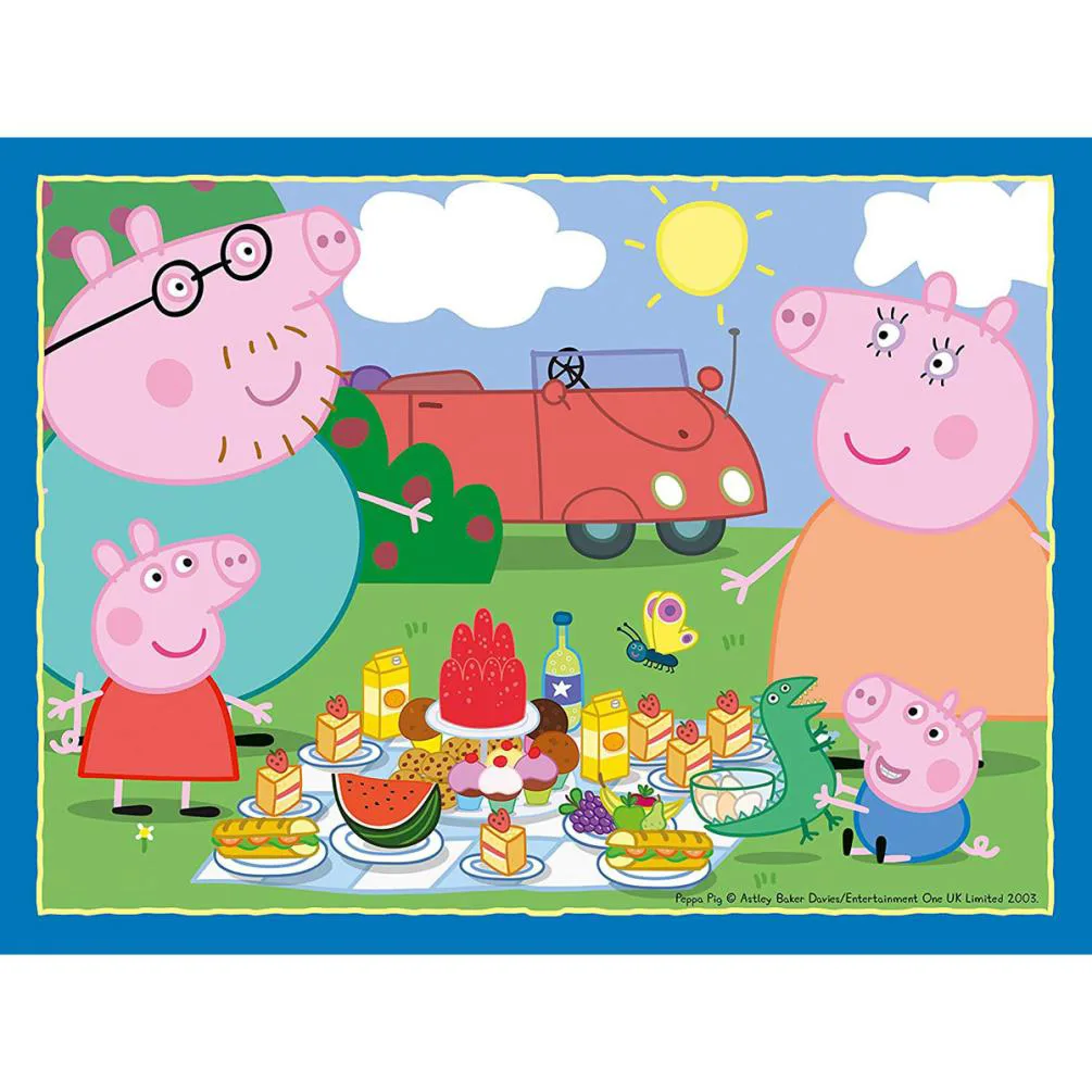 Peppa Pig 4 In A Box Jigsaw Puzzle Extra Image 2