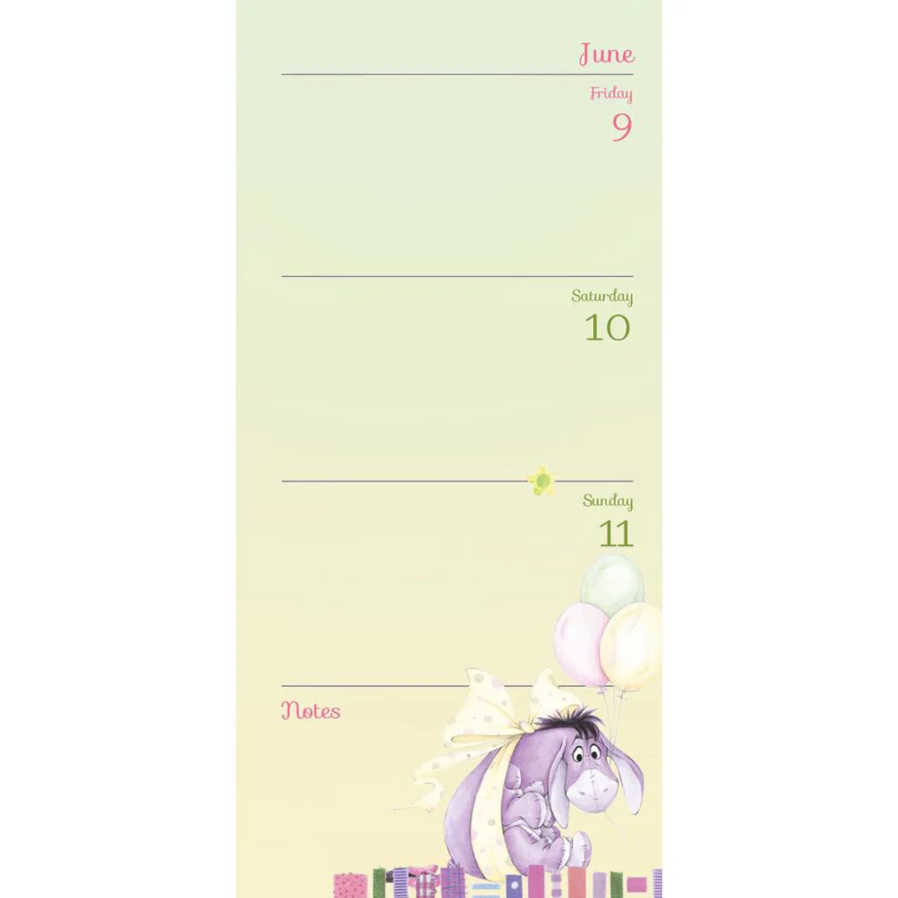 Eeyore 2017 Slim Diary Extra Image 2