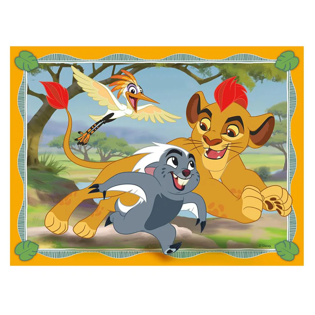 Disney Lion Guard 4 x 24pc Jigsaw Puzzles Extra Image 1