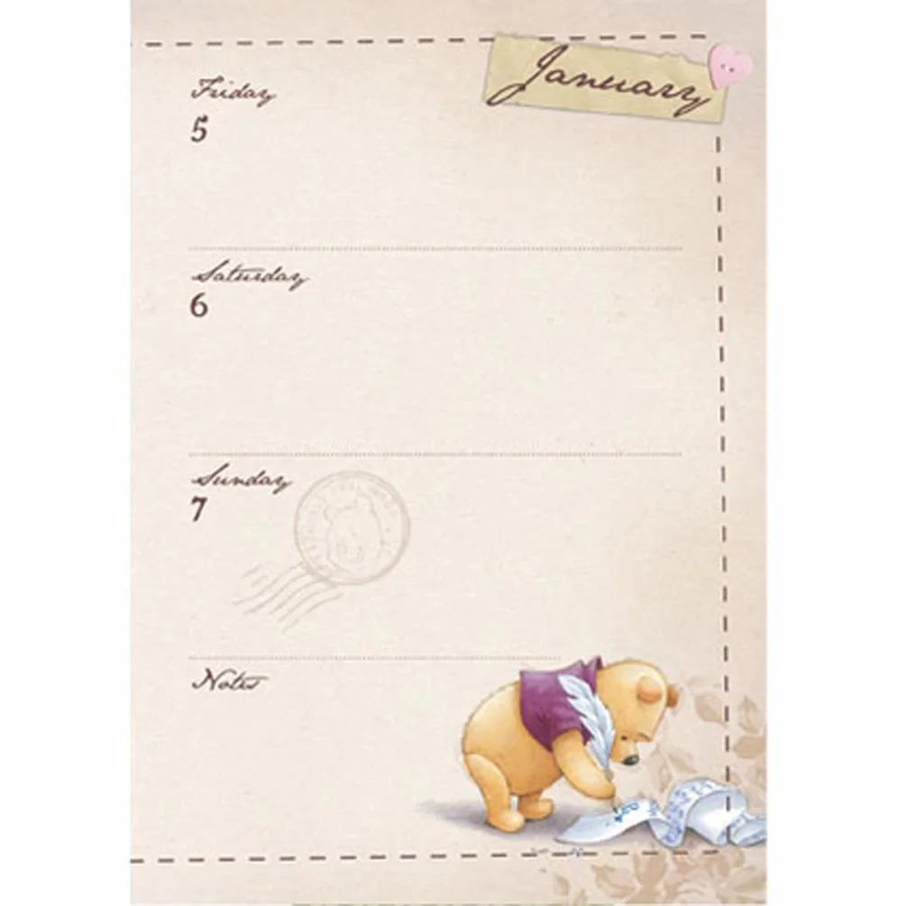 Winnie the Pooh Official 2018 A5 Diary Extra Image 1