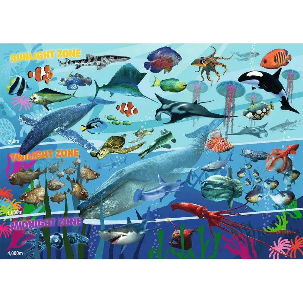 Underwater Realm 60pc Giant Floor Puzzle Extra Image 1