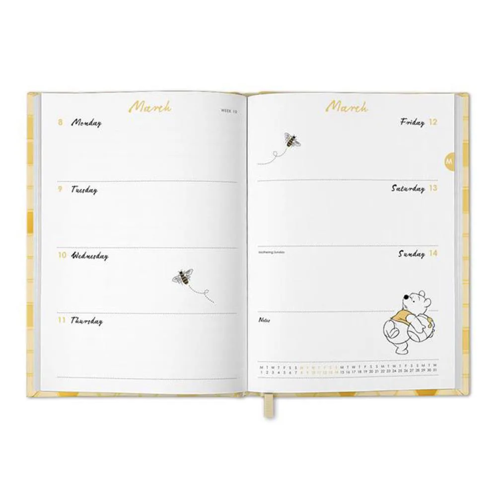 Winnie The Pooh Bee 2021 A5 Diary Extra Image 2