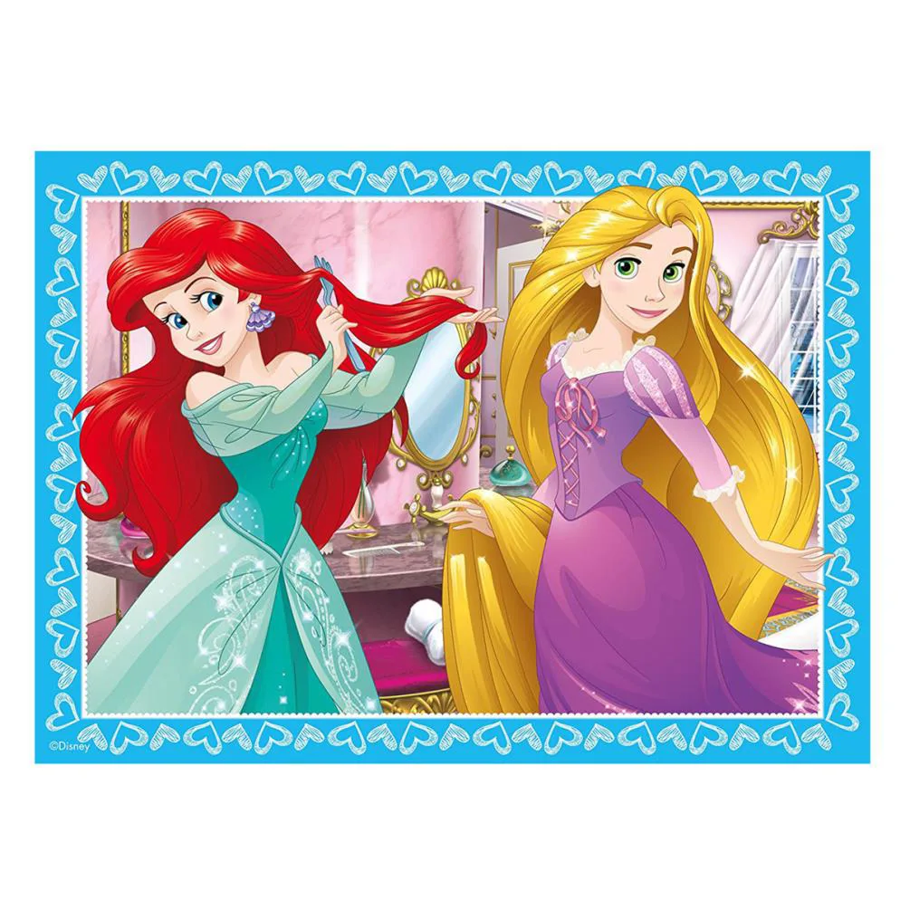 Disney Princess 4 x 24pc Jigsaw Puzzles Extra Image 2