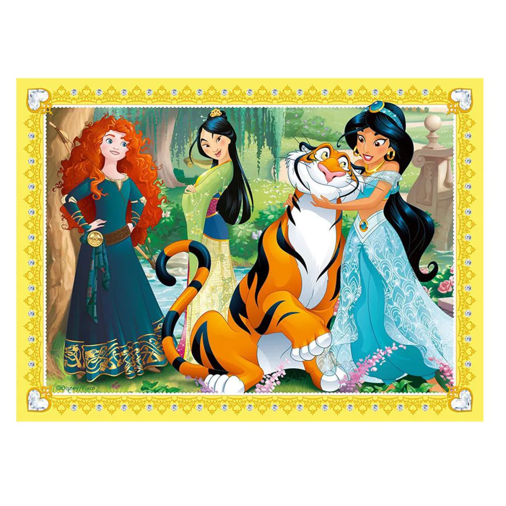 Disney Princess 4 x 24pc Jigsaw Puzzles Extra Image 3