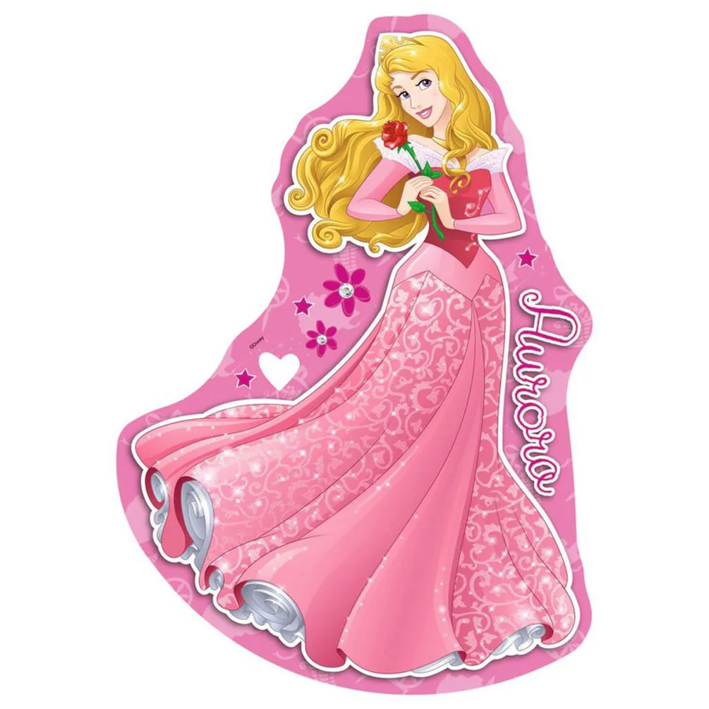 Disney Princess 4 Large Shaped Jigsaw Puzzles Extra Image 2