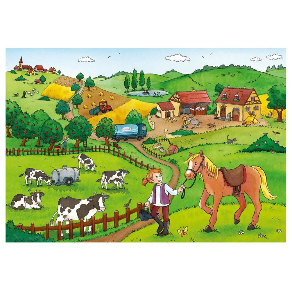 On the Farm 2 x 12pc Jigsaw Puzzles Extra Image 2