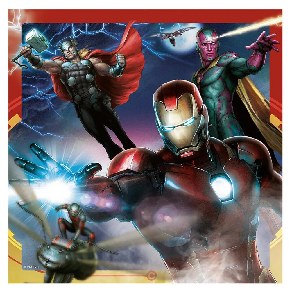 Marvel Avengers 3 x 49pc Jigsaw Puzzles Extra Image 3