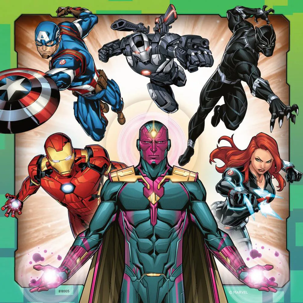 Avengers Assemble 3 x 49pc Jigsaw Puzzles Extra Image 2