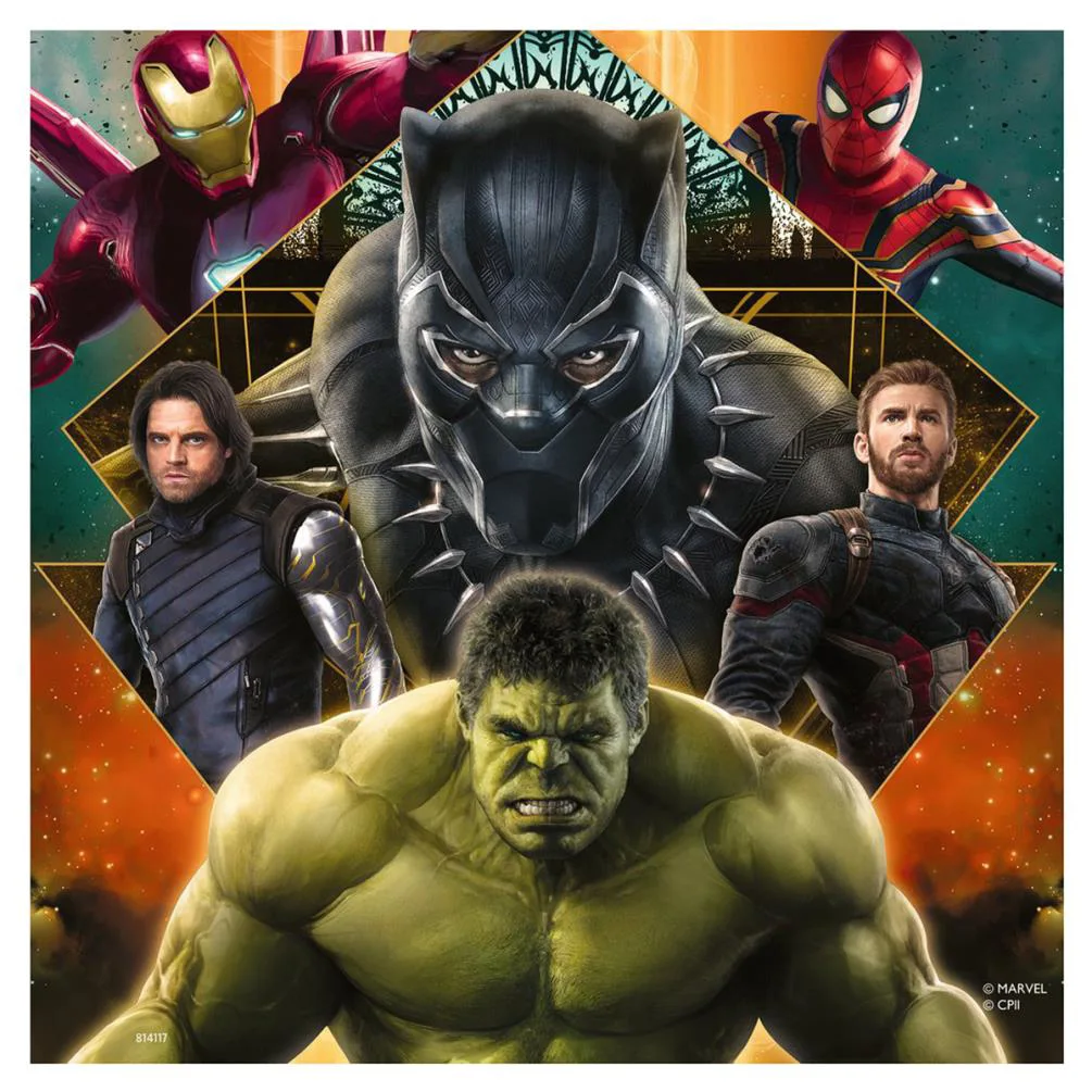 Marvel Avengers Infinity War 3 x 49pc Jigsaw Puzzles Extra Image 1