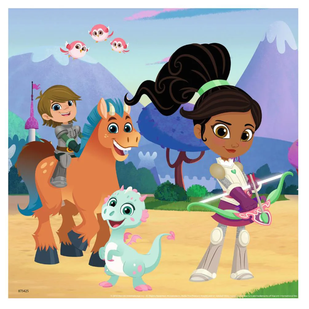 Nella The Princess Knight 3 x 49pc Jigsaw Puzzles Extra Image 1