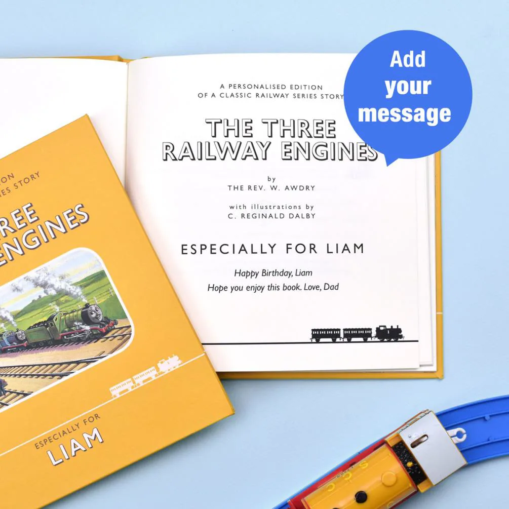 Personalised Thomas Railway Series The Three Railway Engines Book Extra Image 1