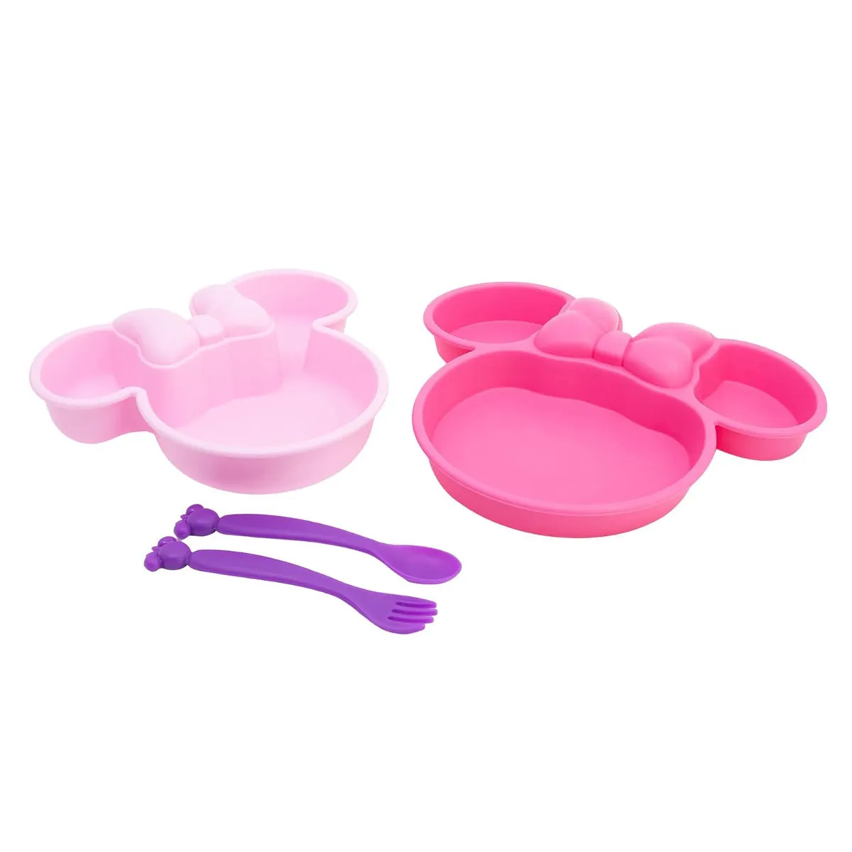 Disney Minnie Mouse 3 Piece Microwavable Dinnerware Set Extra Image 1