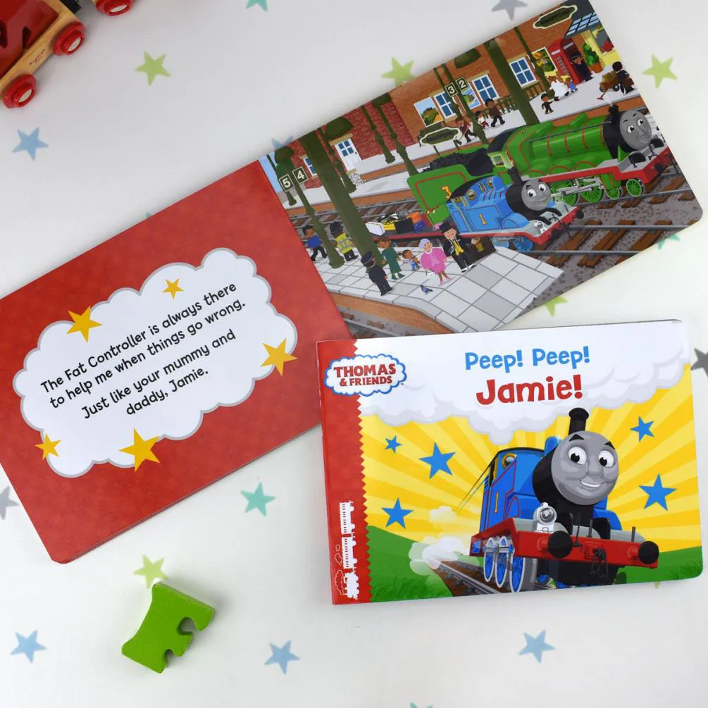 Personalised Thomas & Friends Peep Peep! Board Book Extra Image 2