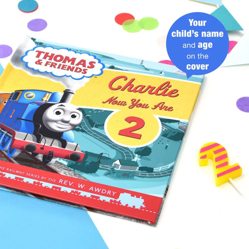 Personalised Thomas the Tank Engine Birthday Softback Book Extra Image 2