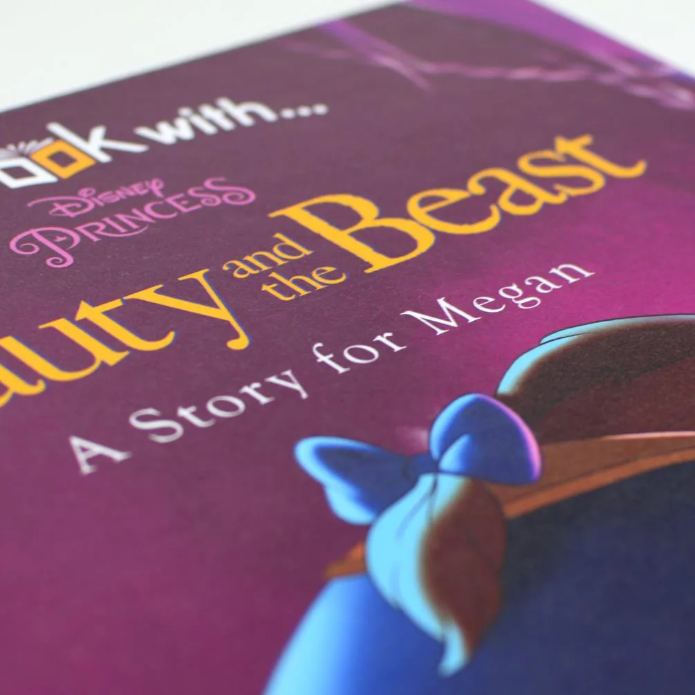 Personalised Disney Beauty & the Beast Softback Story Book Extra Image 2