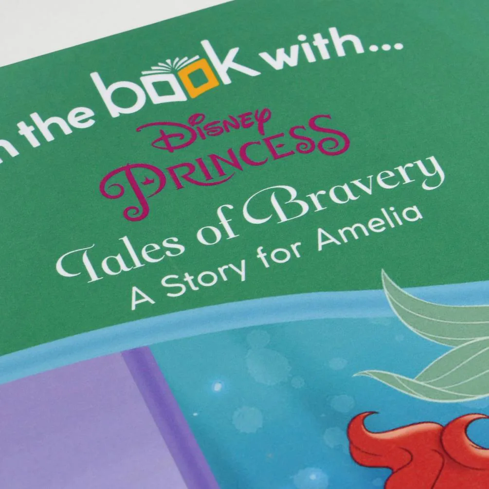 Personalised Disney Princess Tales of Bravery Softback Story Book Extra Image 2
