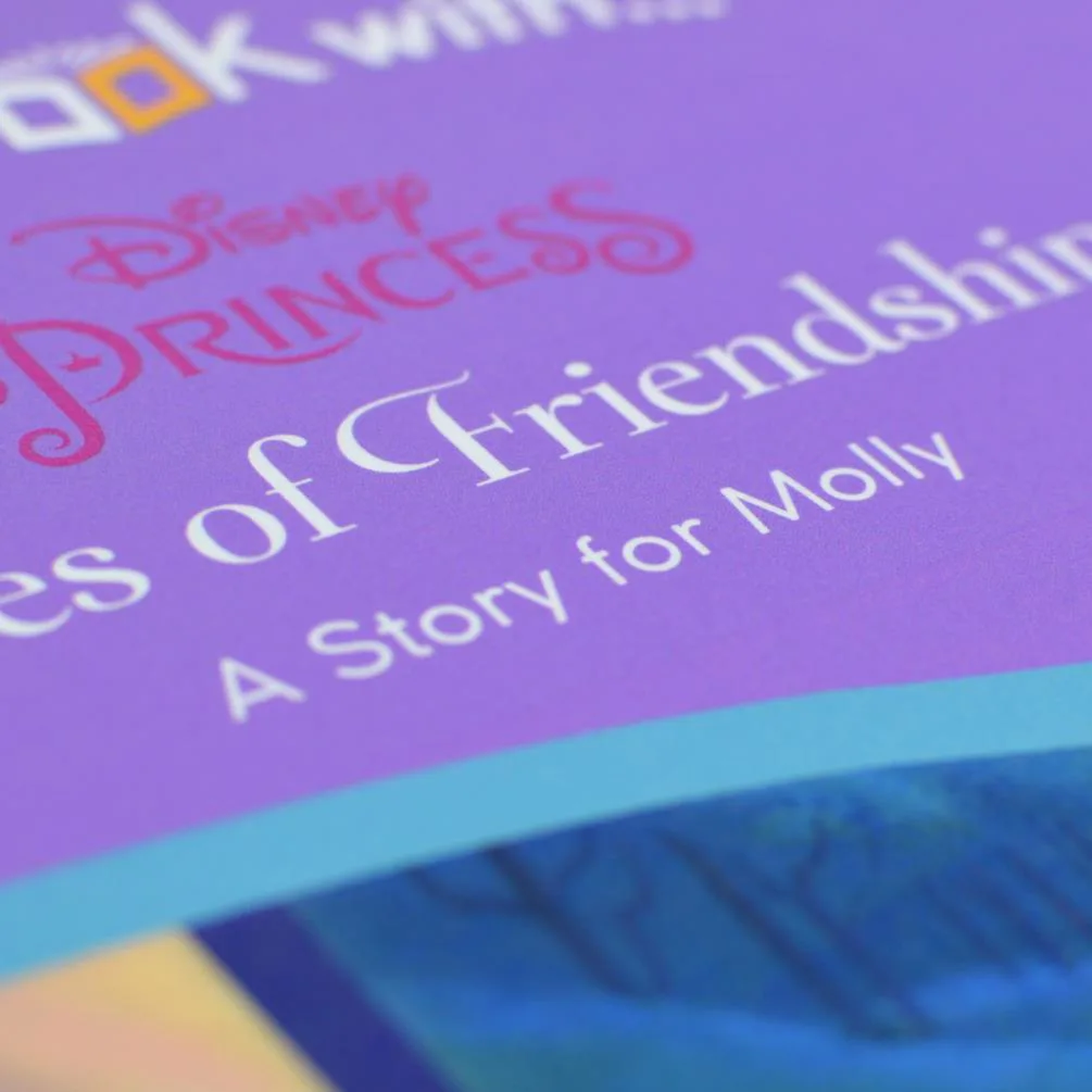 Personalised Disney Princess Tales of Friendship Softback Story Book Extra Image 1