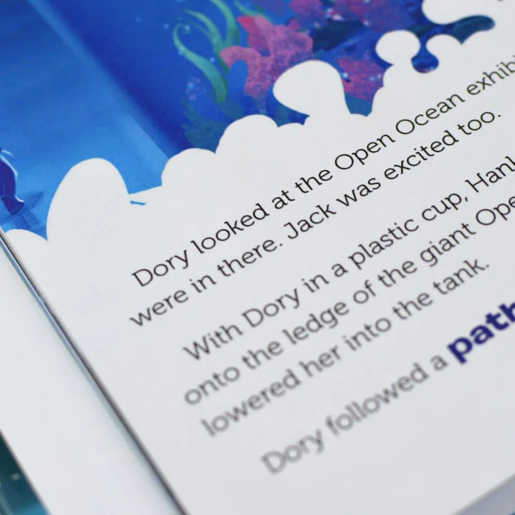 Personalised Disney Finding Dory Story Softback Story Book Extra Image 2
