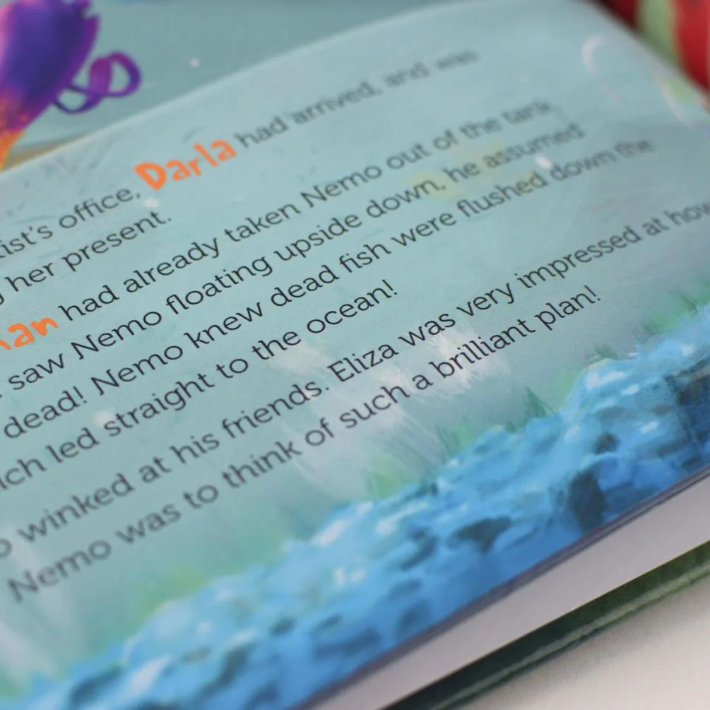 Personalised Disney Finding Nemo Softback Story Book Extra Image 2