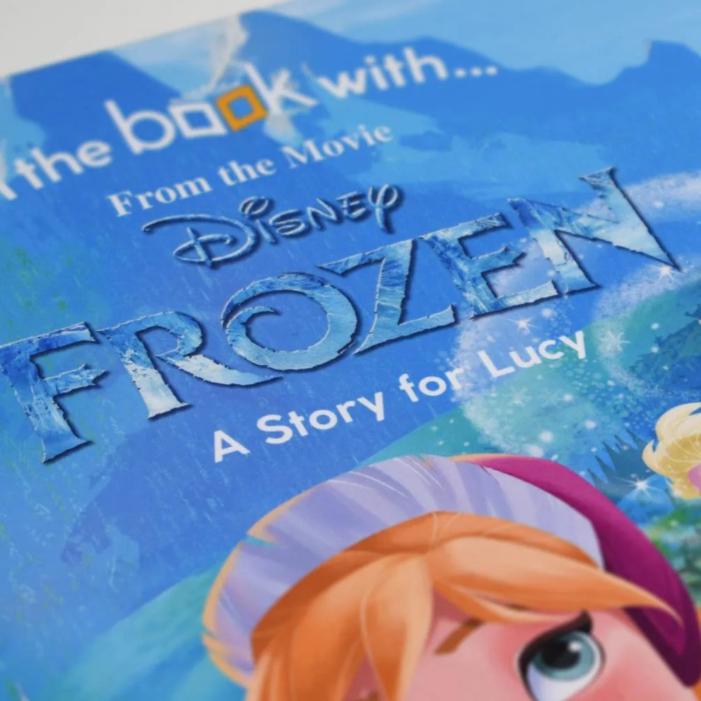 Personalised Disney Frozen Story Hardback Story Book Extra Image 1
