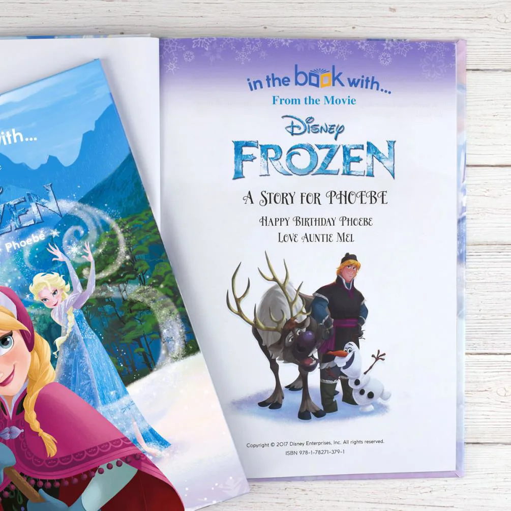 Personalised Disney Frozen Story Hardback Story Book Extra Image 3