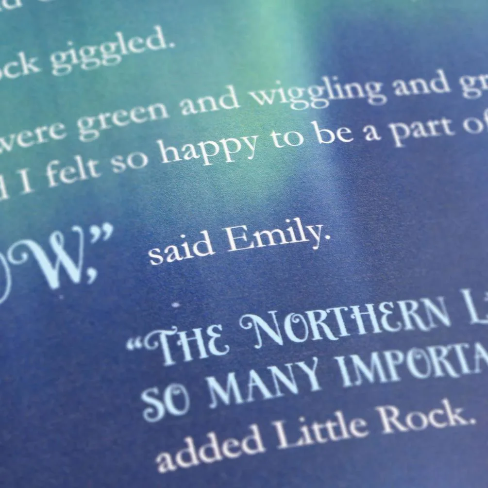 Personalised Disney Frozen Northern Lights Hardback Story Book Extra Image 2