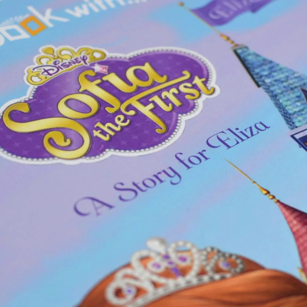 Personalised Disney Jr Sofia the First Hardcover Story Book Extra Image 1