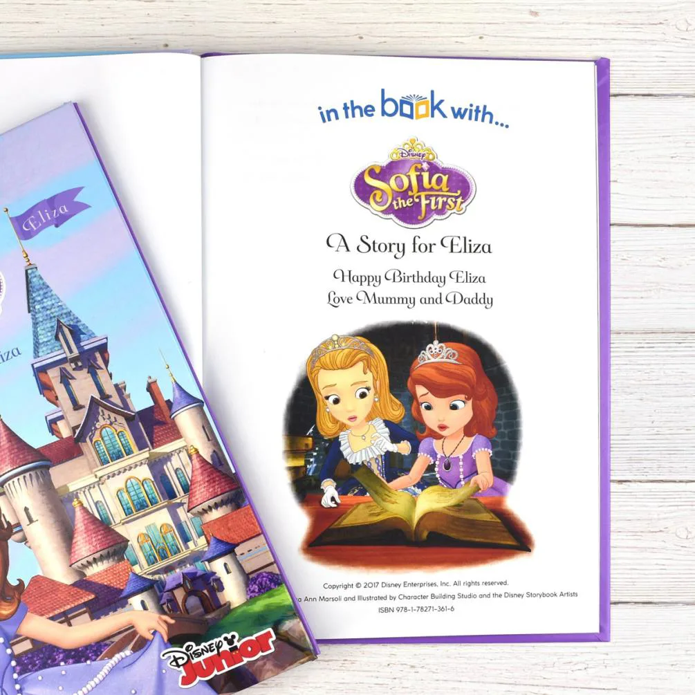 Personalised Disney Jr Sofia the First Hardcover Story Book Extra Image 3