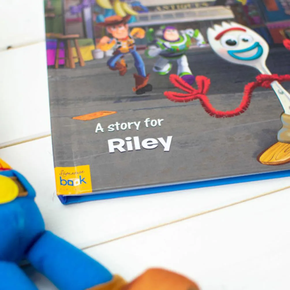 Personalised Toy Story 4 Story Hardback Story Book Extra Image 1