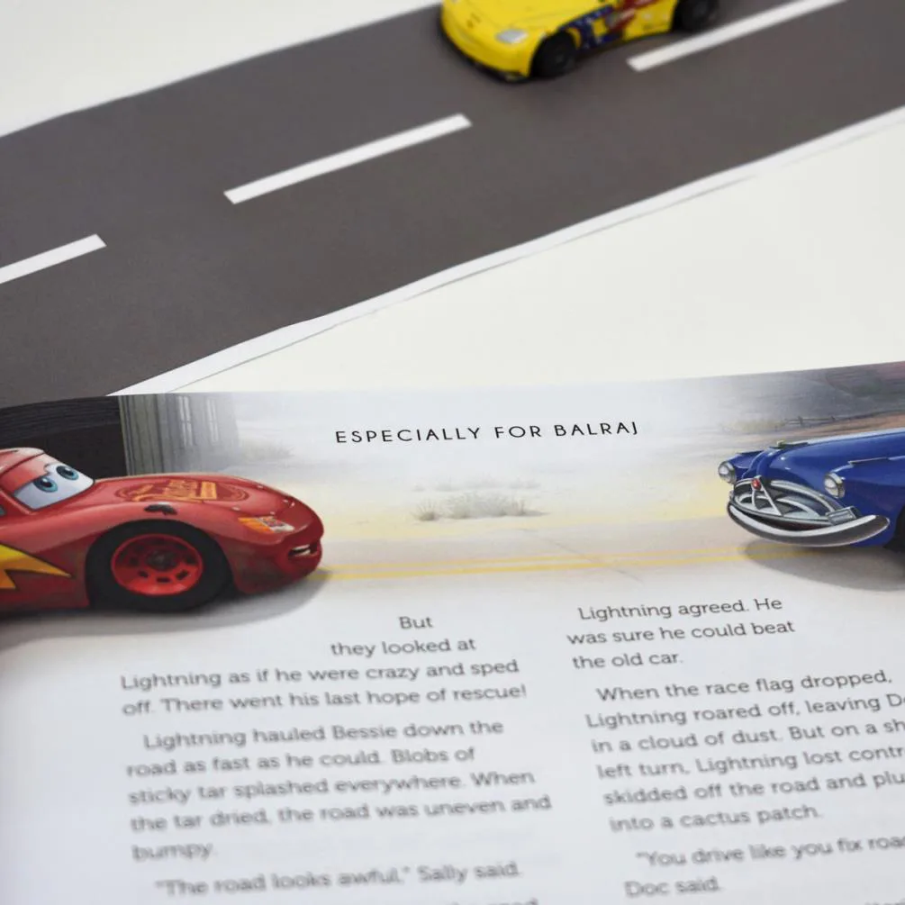 Personalised Disney Cars Collection A3 Deluxe Book Extra Image 3
