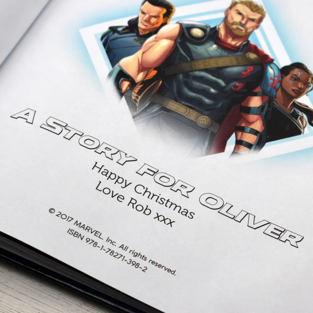 Personalised Marvel Thor Ragnarok Hardback Story Book Extra Image 3