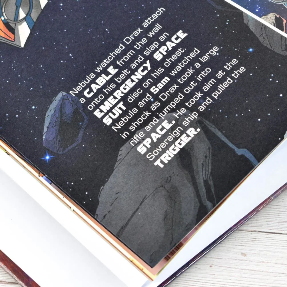 Personalised Marvel Guardians of the Galaxy 2 Softback Story Book Extra Image 2