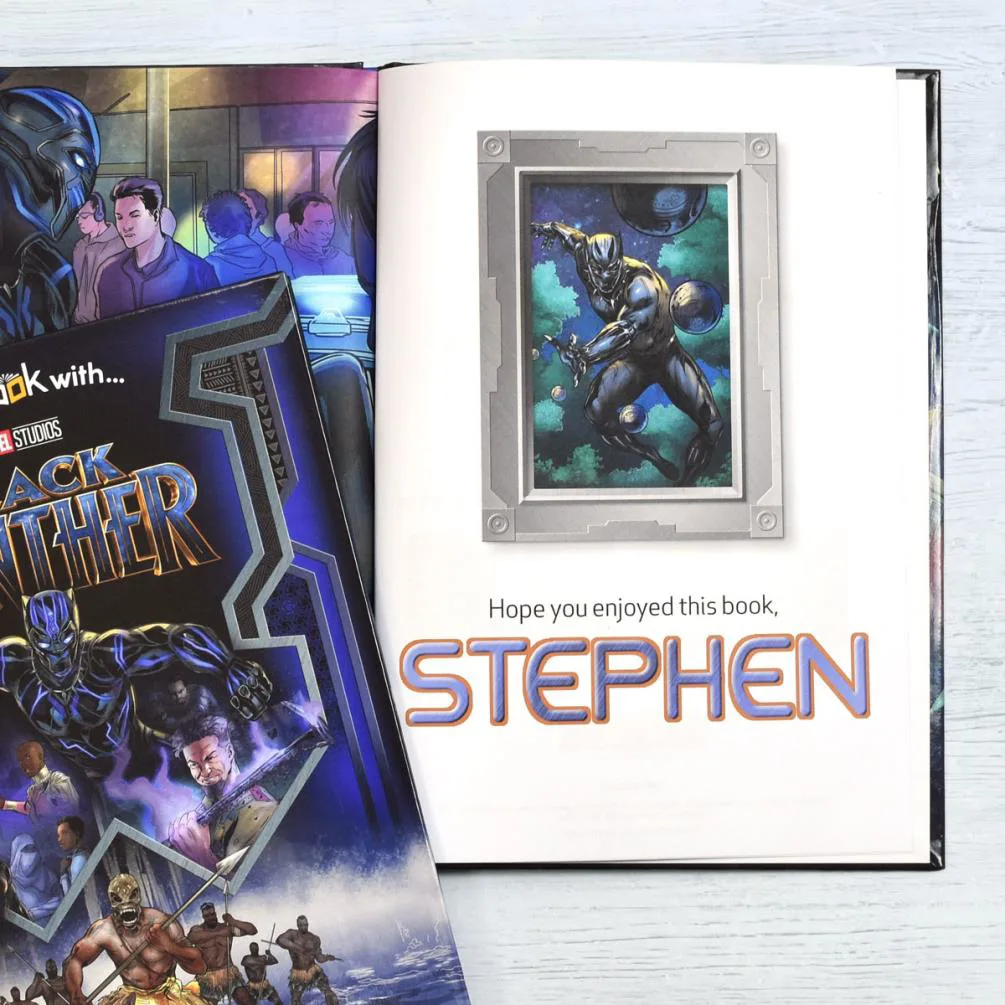 Personalised Marvel Black Panther Softback Story Book Extra Image 3