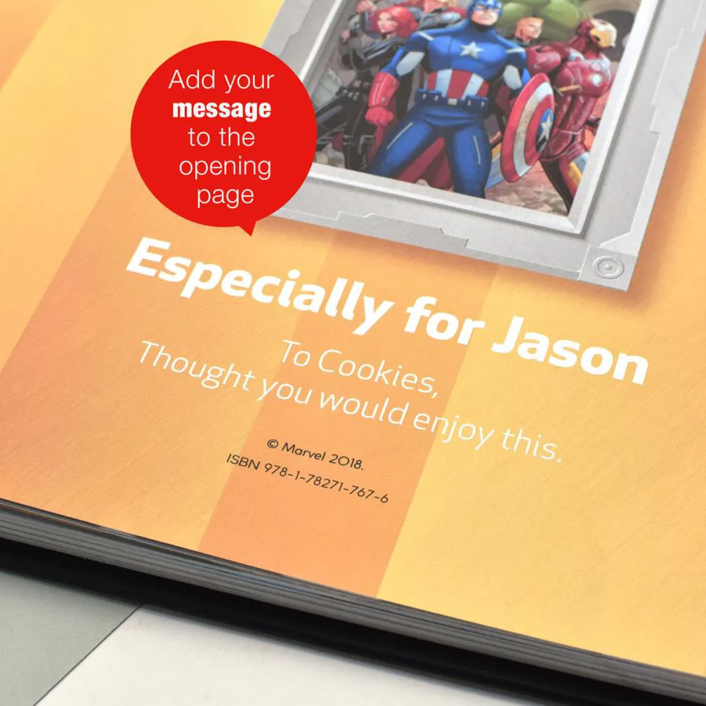 Personalised Marvel 10 Year Anniversary Collection Standard Book Extra Image 3