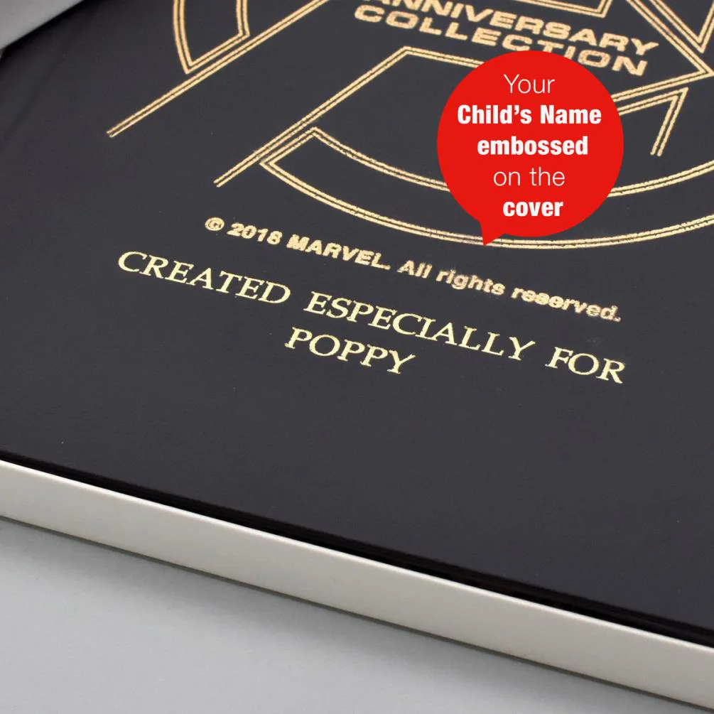 Personalised Marvel 10 Year Anniversary Collection A3 Deluxe Book Extra Image 3