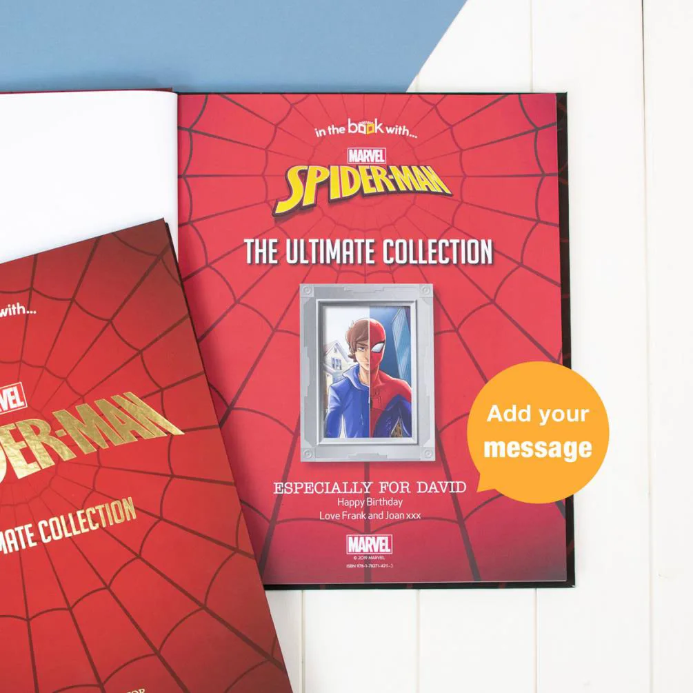 Personalised Marvel Spiderman Collection Deluxe Book Extra Image 1