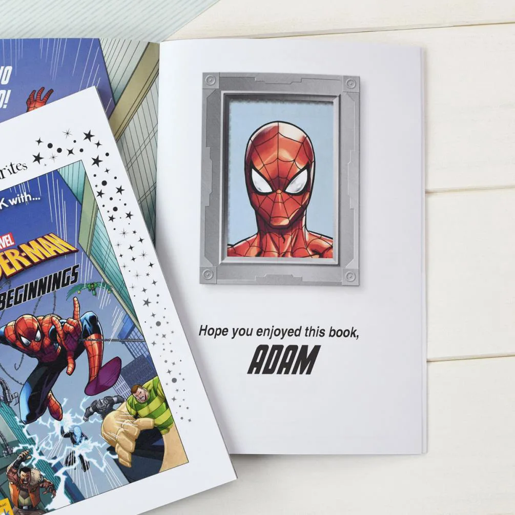Personalised Marvel Little Favourites Spider-Man Beginnings Book Extra Image 3