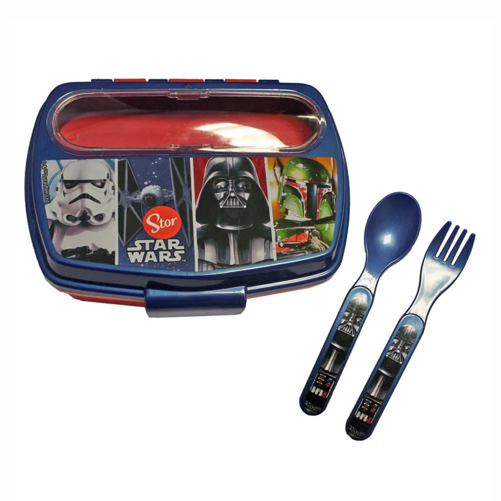 Star Wars Lunch Box With Cutlery Extra Image 1