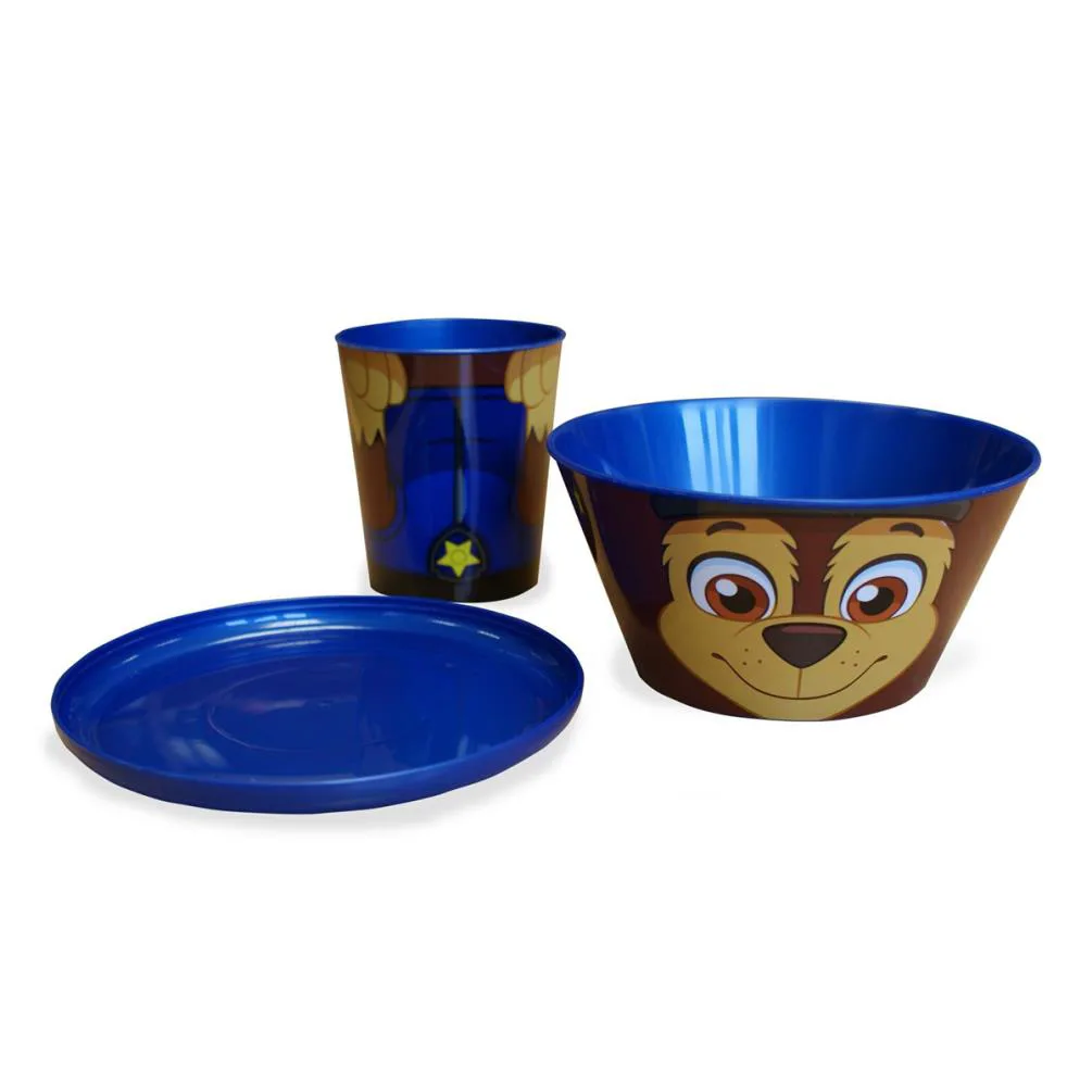 Paw Patrol Chase Stacking Meal Set Extra Image 2