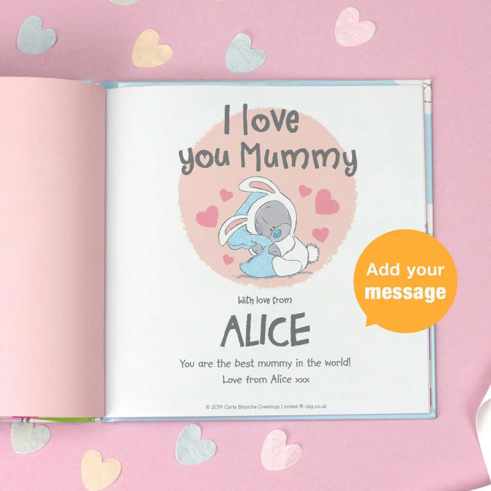 Personalised Tiny Tatty Teddy I Love You Mummy - Hardback Extra Image 2