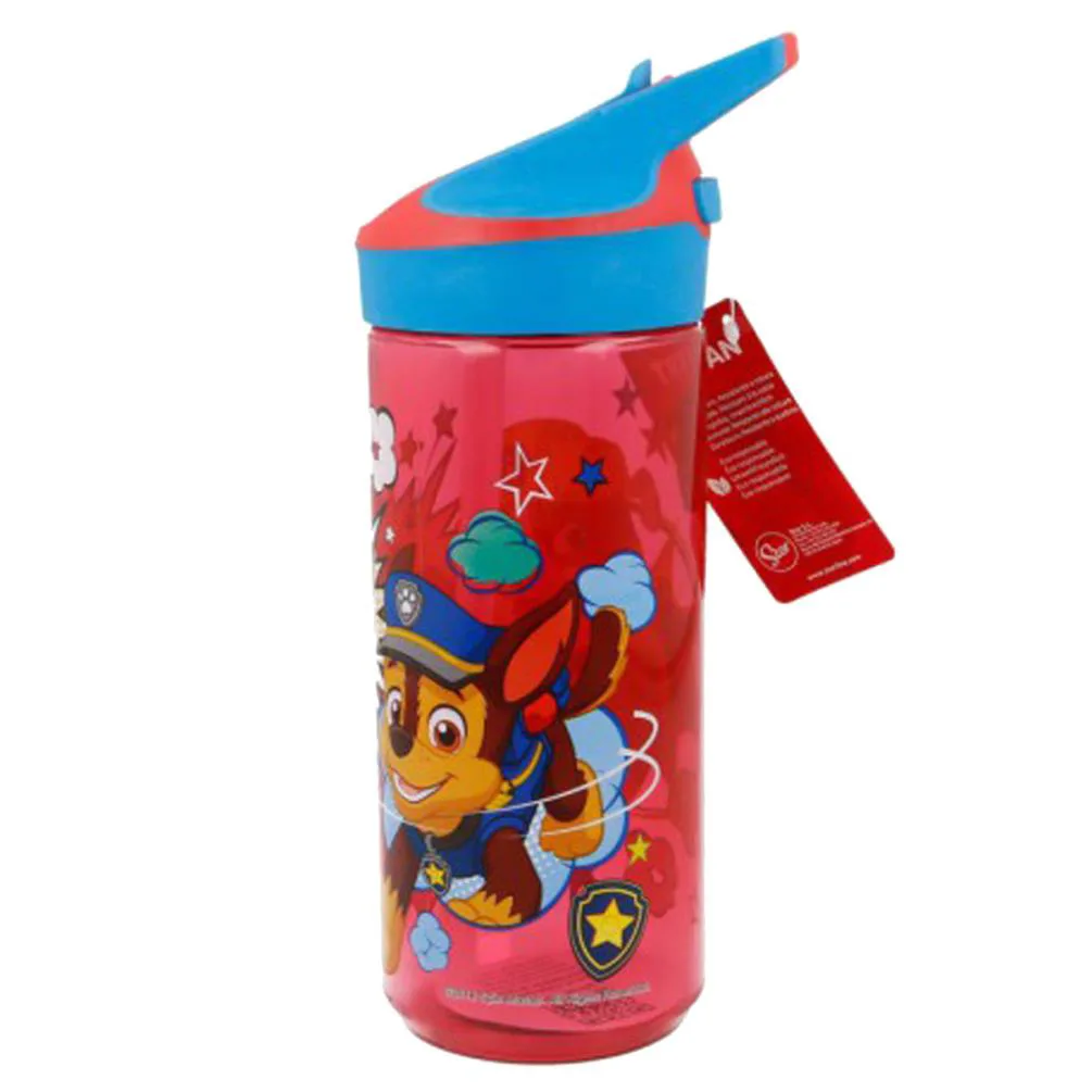 Paw Patrol Comic Red Tritan Pop Up Drinks Bottle Extra Image 1