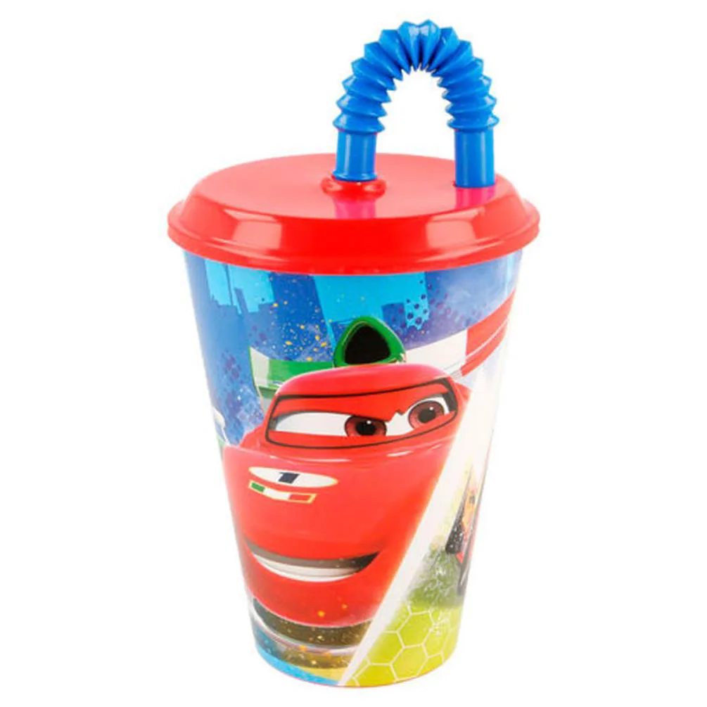 Disney Cars 430ml Tumbler with Straw Extra Image 1