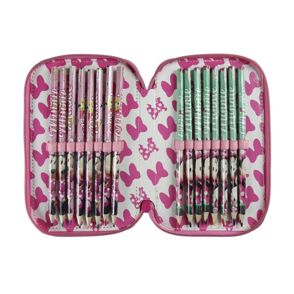 Minnie Mouse Triple Decker Filled Pencil Case Extra Image 3