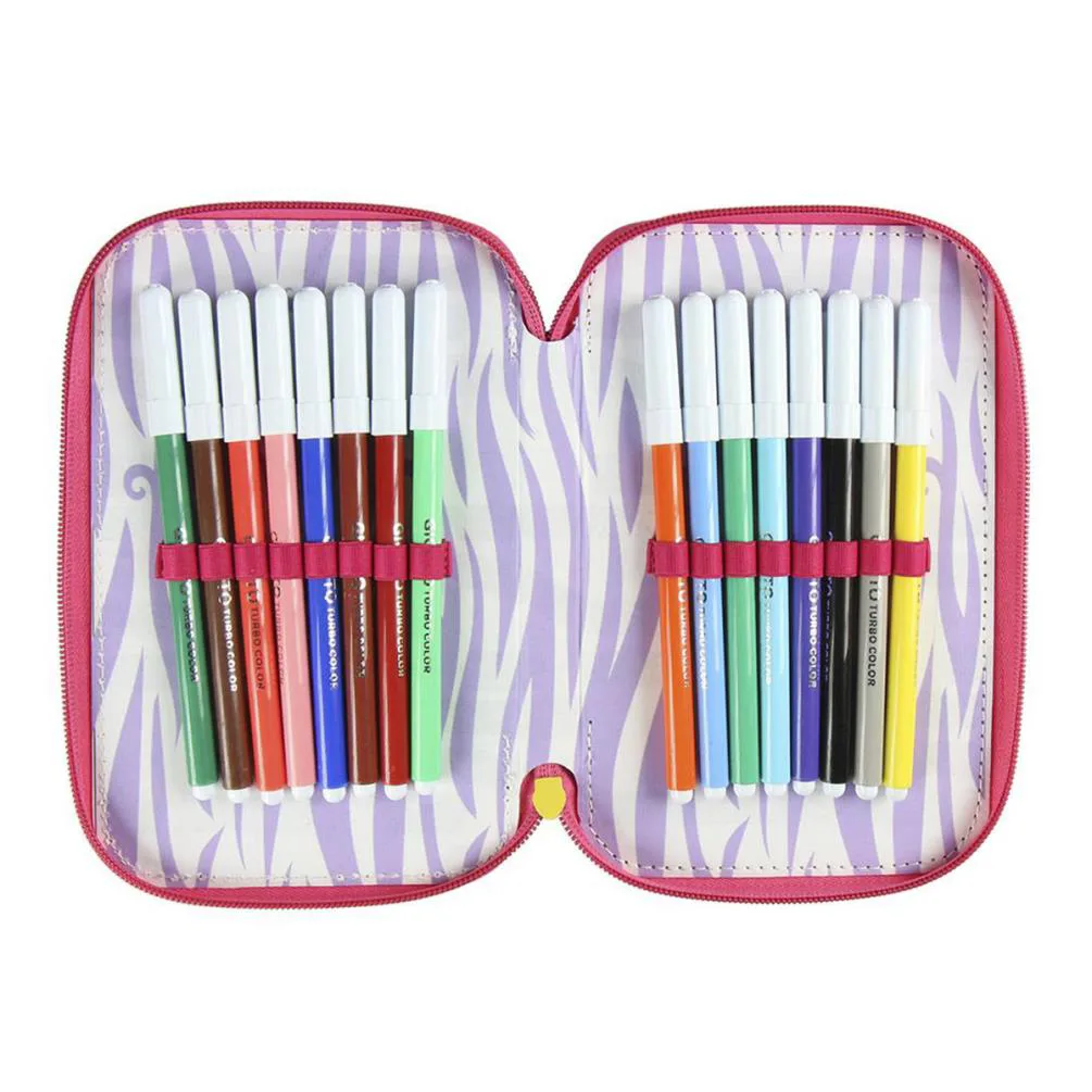 Shimmer & Shine Purple Triple Decker Filled Pencil Case Extra Image 3