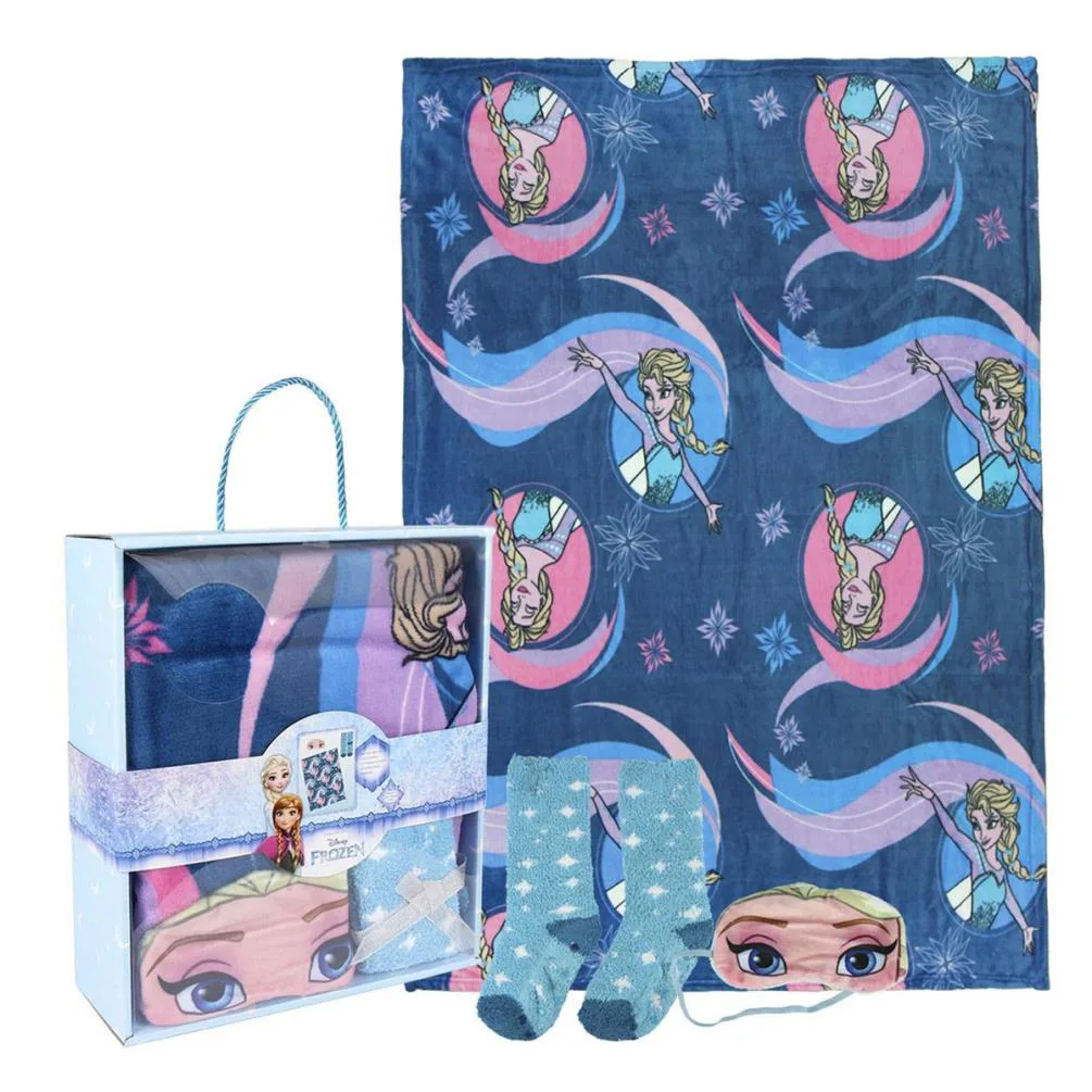 Disney Frozen Fleece Blanket Sleeping Set Extra Image 1