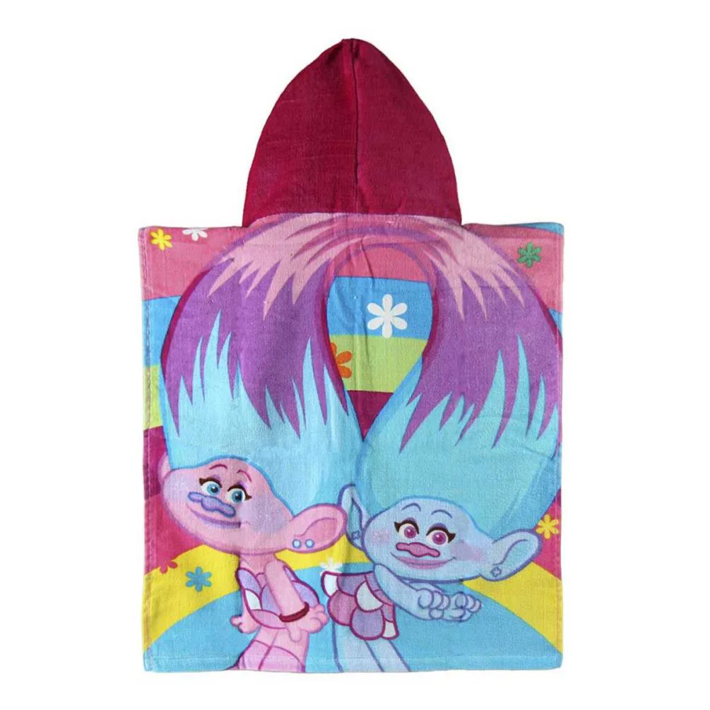 Trolls Hooded Bath Beach Towel Poncho Extra Image 1