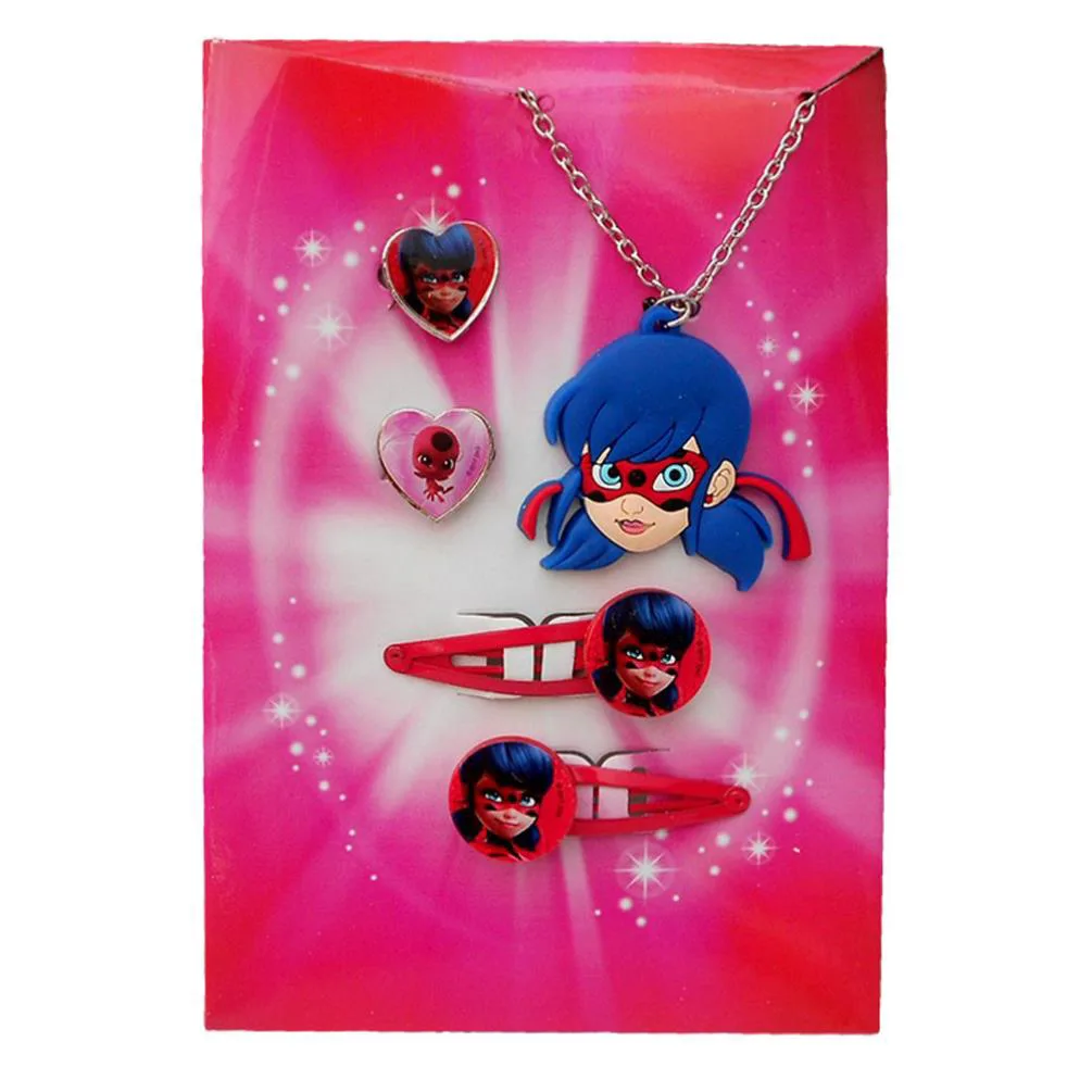 Miraculous Ladybug Jewellery and Hair Accessories Set Extra Image 1